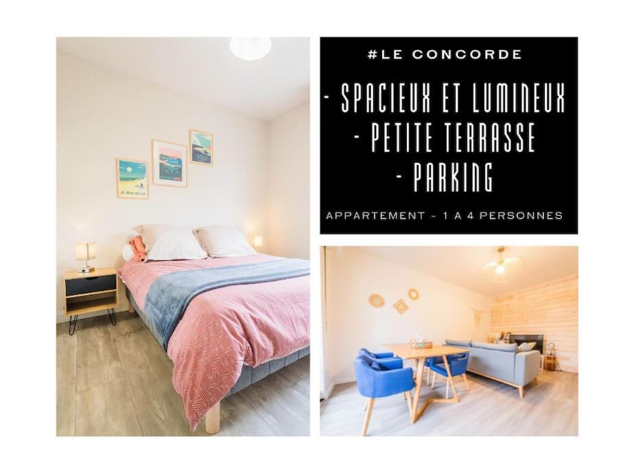 #Le Concorde - Centre-Ville - Terrasse - Parking 布里夫拉盖亚尔德 外观 照片